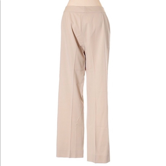 Lafayette 148 New York Tan Wool Menswear Pants - Picture 2 of 4